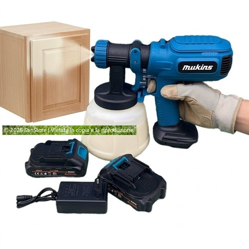 Pistola spruzzo batteria 48v - a,